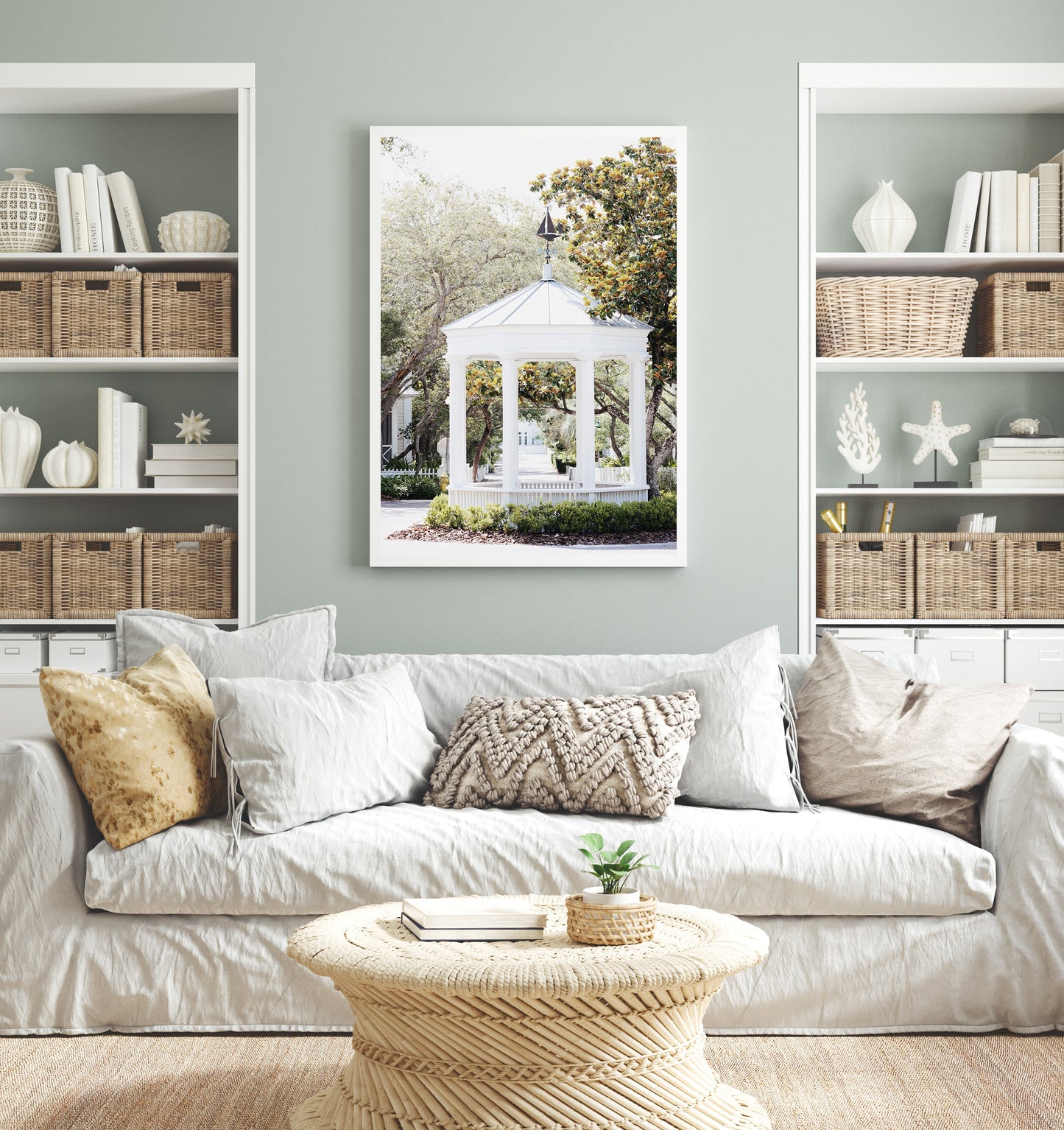 Seaside Florida Tupelo Gazebo Photography Print