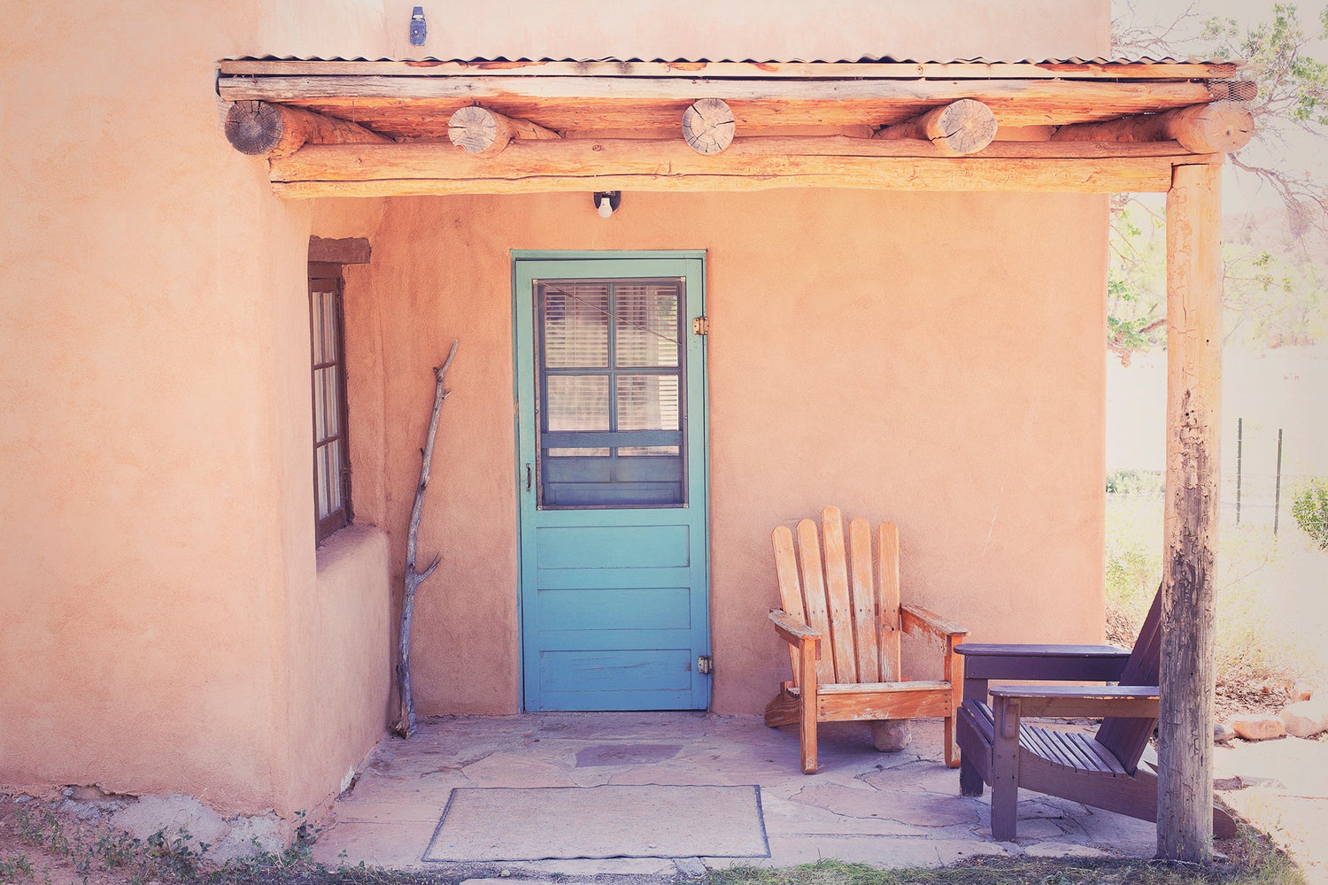 Adobe building in New Mexico