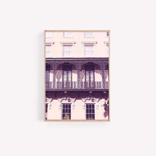 Charleston South Carolina Balcony Print