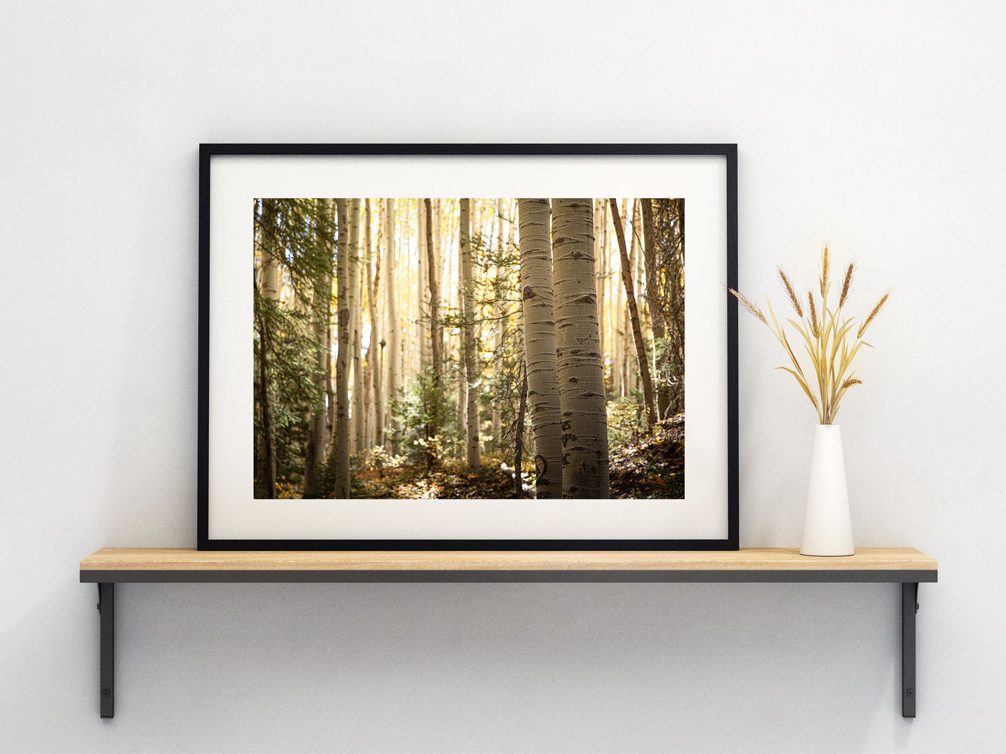 Aspen Forest Colorado Rustic Cabin Wall Art