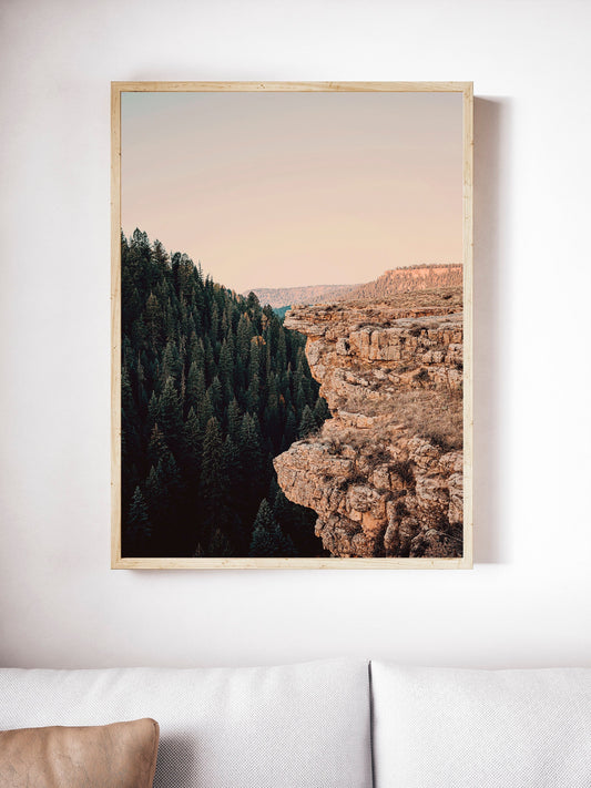 Colorado Mountain Sunrise Landscape Print