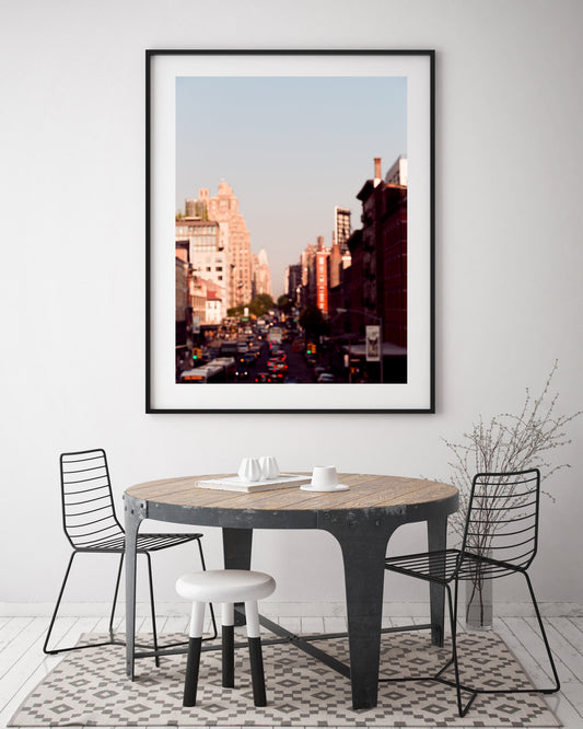 NYC Skyline Abstract Print