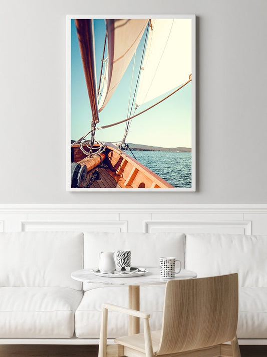 Sailing Print Coastal Maine Wall Art