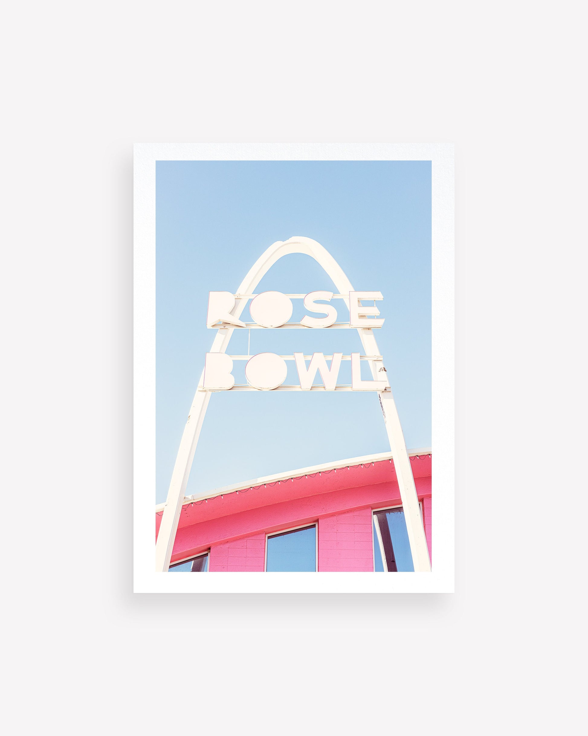 Tulsa Oklahoma Route 66 Rose Bowl Print