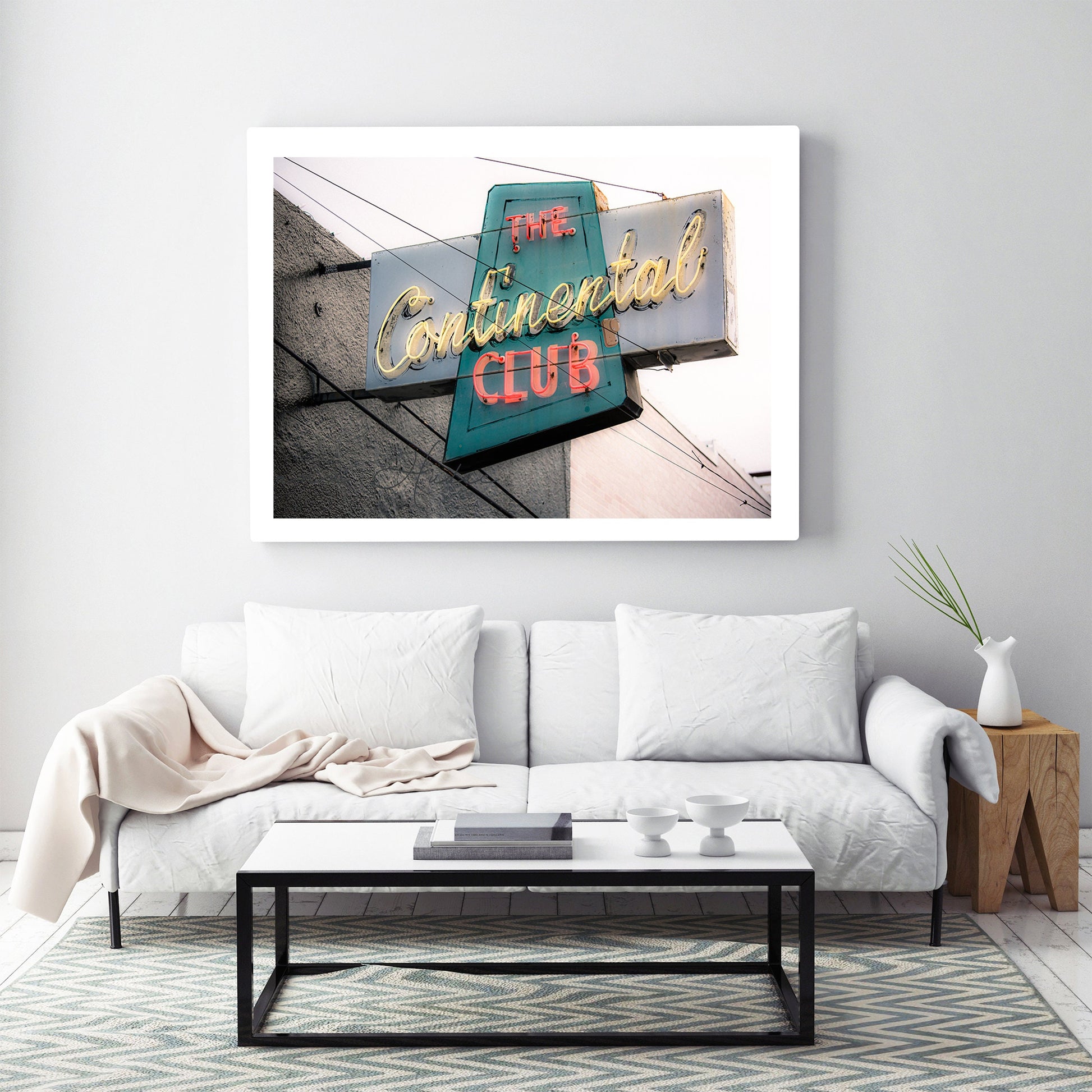 continental club sign print