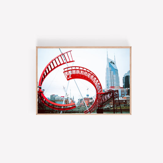 nashville skyline photography print