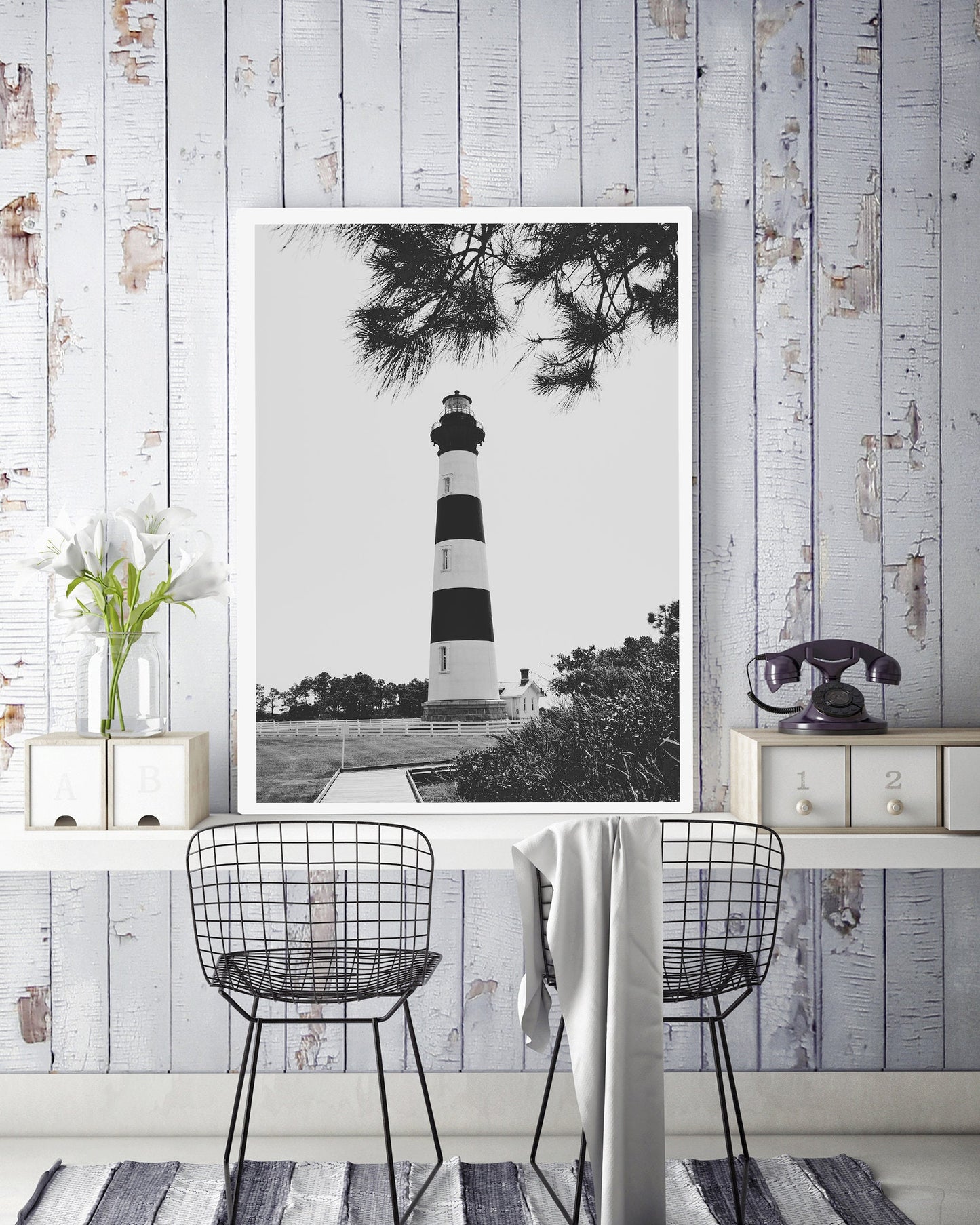 outer banks bodie lighthousep print