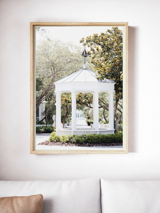 Seaside Florida Tupelo Gazebo Photography Print