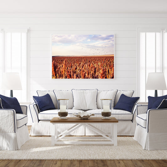 south dakota farmland print